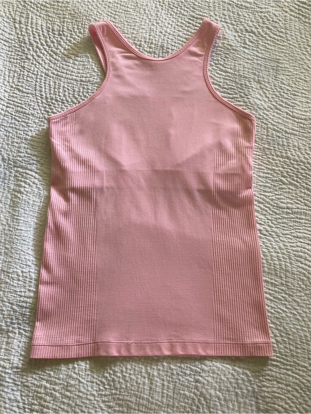 Cute Lululemon Seamlessly Covered Tank in Pretty Candy Pink - Picture 9 of 13